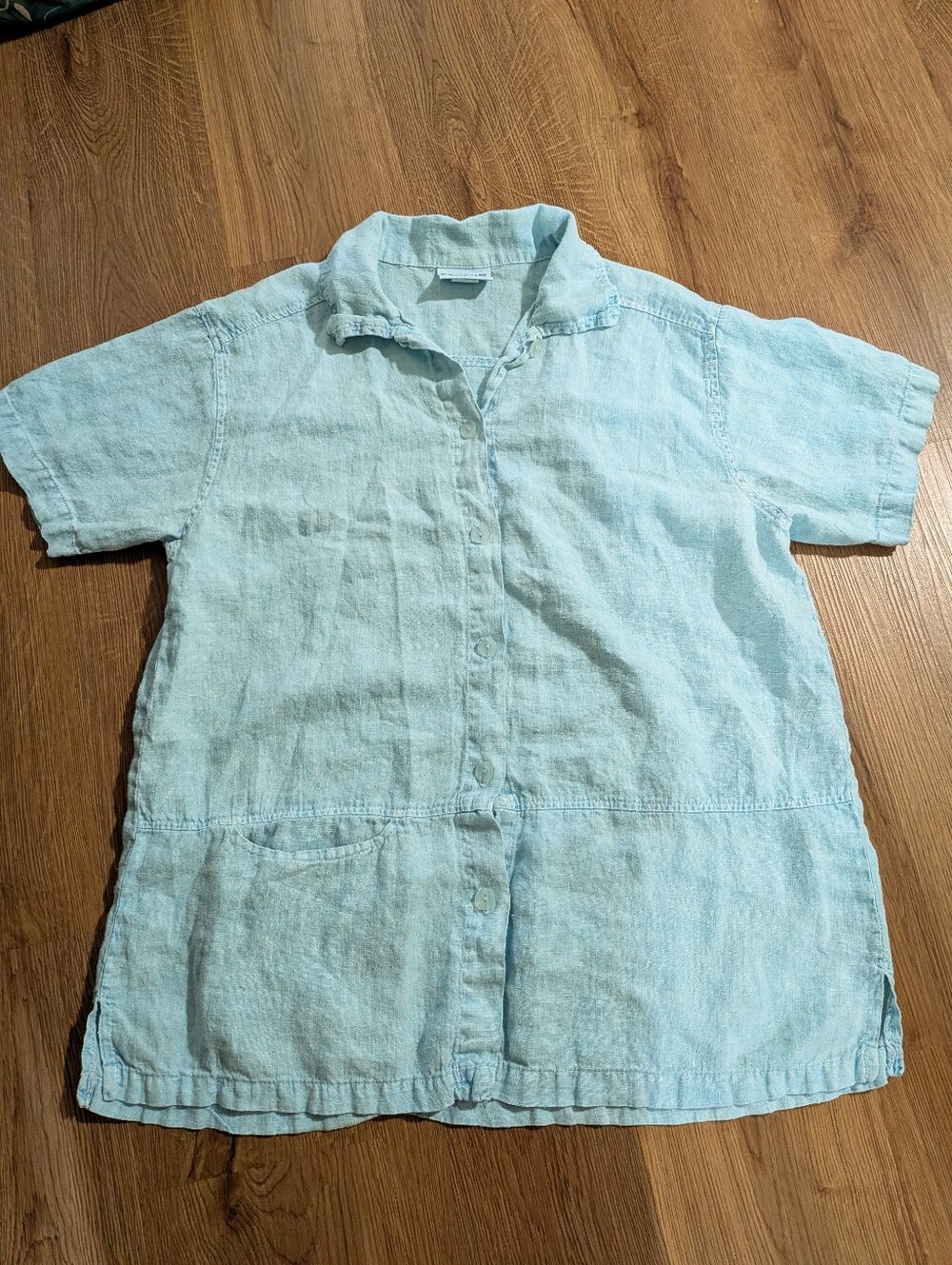 Fresh Produce Vintage Linen Short Sleeve Shirt Large